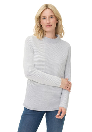 Grey High Neck Pullover