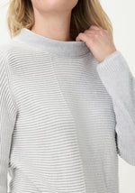 Load image into Gallery viewer, Grey High Neck Pullover
