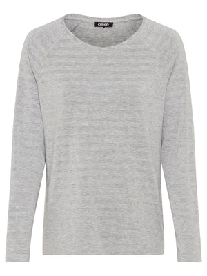 Grey Sparkly Jersey Top