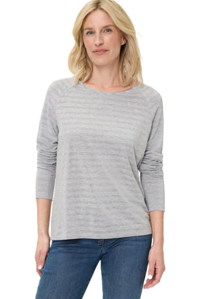 Grey Sparkly Jersey Top