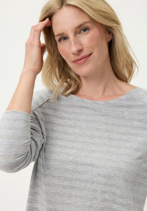 Grey Sparkly Jersey Top