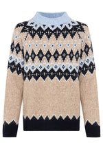 Load image into Gallery viewer, Hazelnut Fair Isle Pullover
