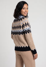 Load image into Gallery viewer, Hazelnut Fair Isle Pullover
