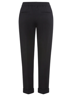 Black Lisa Cropped Trousers