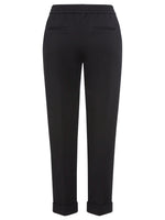 Load image into Gallery viewer, Black Lisa Cropped Trousers
