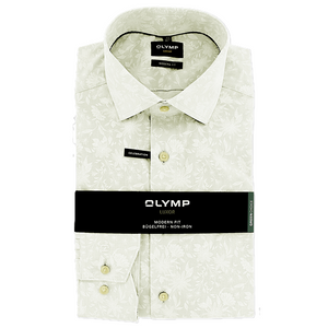 Olymp Luxor Modern Fit Celebration Shirt Cream