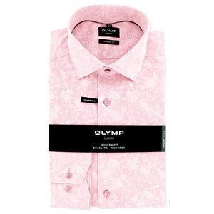 Olymp Luxor Modern Fit Celebration Shirt Pink