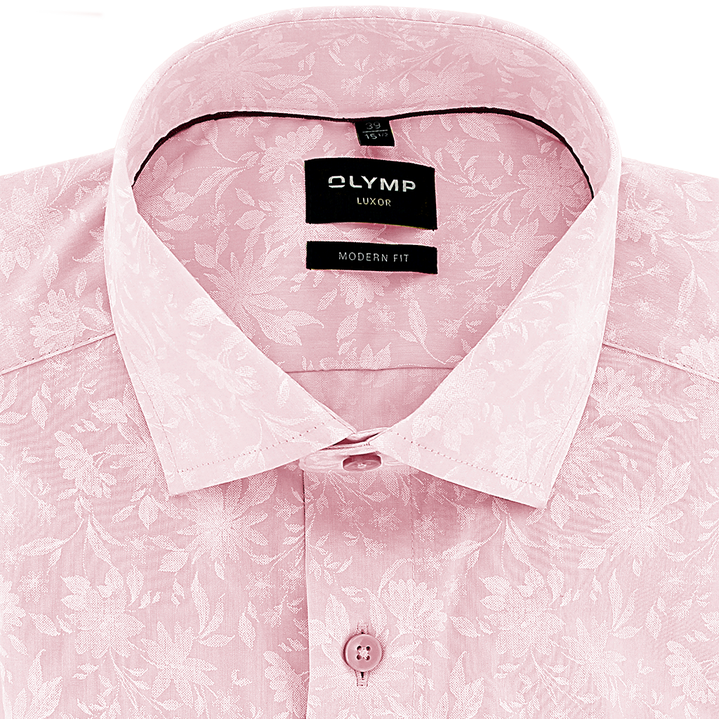 Olymp Luxor Modern Fit Celebration Shirt Pink