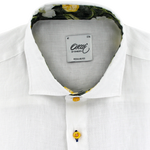 Load image into Gallery viewer, Oscar of Sweden Regular Fit Linen Shirt White
