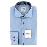 Load image into Gallery viewer, Oscar of Sweden Slim Fit Twill Shirt Blue
