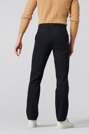 Navy Cotton Stretch Chino