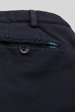 Load image into Gallery viewer, Navy Cotton Stretch Chino
