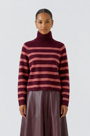 Red Stripe Pullover