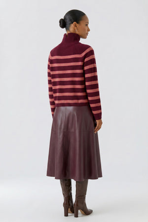 Red Stripe Pullover