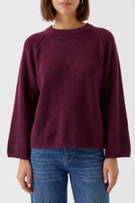 Load image into Gallery viewer, Berry Outside Seams Pullover
