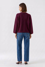 Load image into Gallery viewer, Berry Outside Seams Pullover
