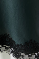 Load image into Gallery viewer, Green Satin Skirt

