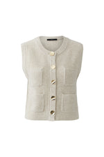 Load image into Gallery viewer, Beige Knitted Waistcaot
