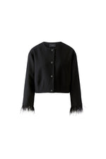 Load image into Gallery viewer, Black Collarless Jacket
