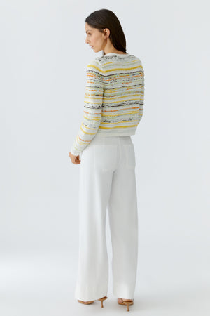 White Yellow Cardigan