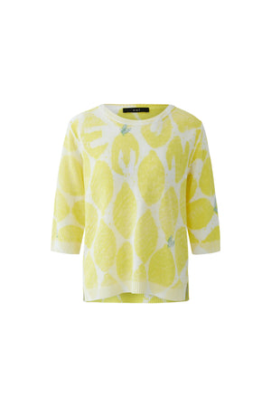 Yellow White Pullover