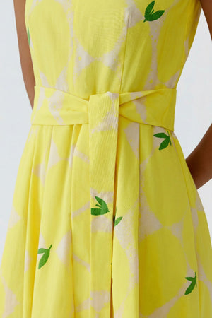 Yellow Midi Dress
