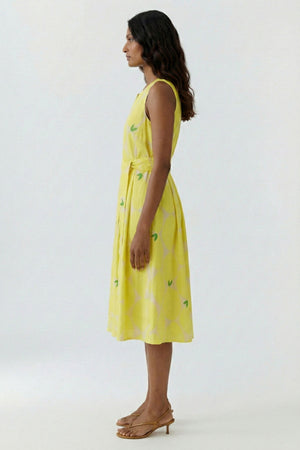 Yellow Midi Dress