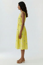 Load image into Gallery viewer, Yellow Midi Dress
