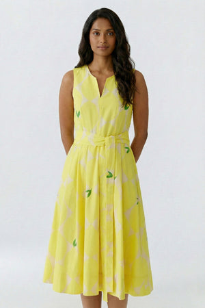 Yellow Midi Dress