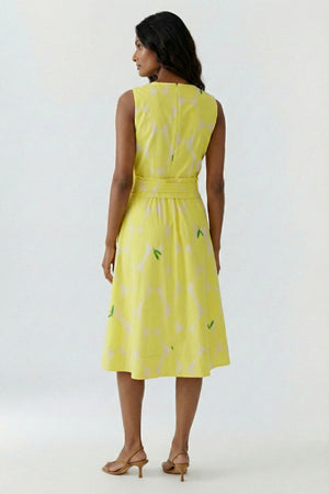 Yellow Midi Dress