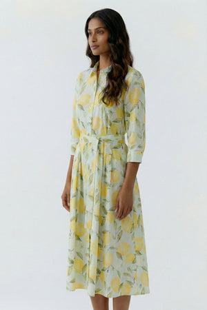 Light Green Yellow Dress