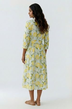 Light Green Yellow Dress
