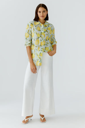 Light Green Yellow Blouse