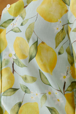Light Green Yellow Blouse