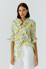 Load image into Gallery viewer, Light Green Yellow Blouse
