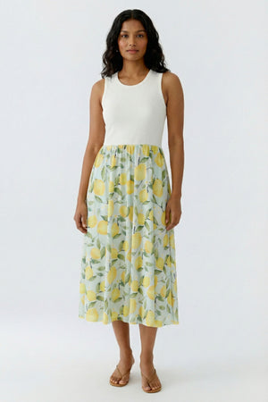 Light Green Yellow Dress