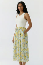 Load image into Gallery viewer, Light Green Yellow Dress
