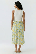 Load image into Gallery viewer, Light Green Yellow Dress
