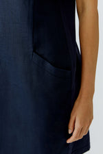 Load image into Gallery viewer, Blue Linen Dress
