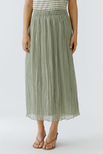 Load image into Gallery viewer, Green Pleated Skirt
