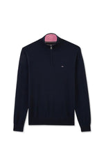 Load image into Gallery viewer, Eden Park Half Zip Sweater Marine
