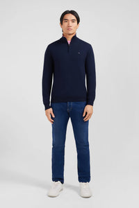 Eden Park Half Zip Sweater Marine