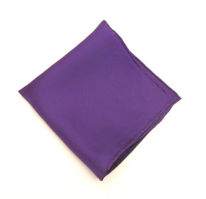 Purple Silk Pocket Square