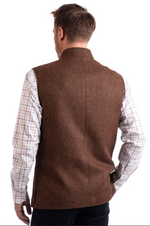 Load image into Gallery viewer, Brown Pernith Long Tweed Waistcoat
