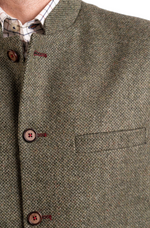 Load image into Gallery viewer, Sage Pernith Long Tweed Waistcoat
