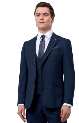 Philip Indigo Waistcoat