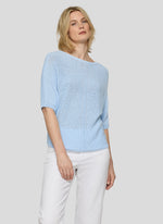 Load image into Gallery viewer, Sky Openwork Knit Sweater
