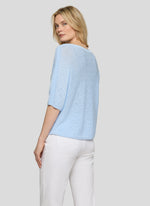 Load image into Gallery viewer, Sky Openwork Knit Sweater
