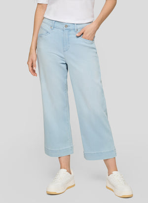 Blue Cropped Trousers