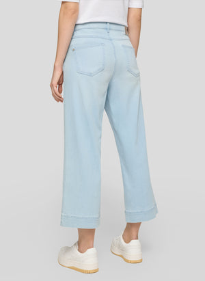 Blue Cropped Trousers